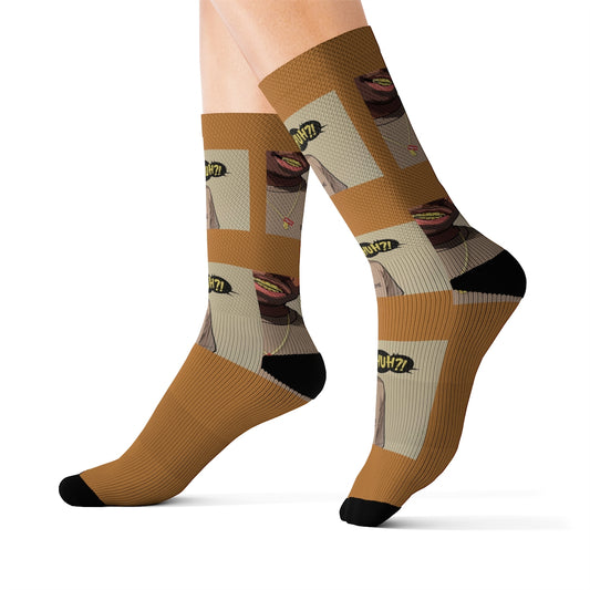 Brown Sublimation Socks